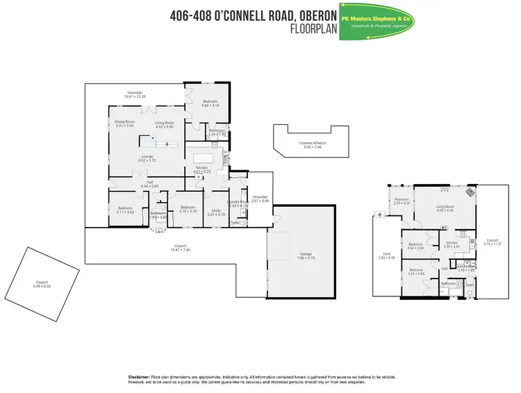 Floorplan of Homely rural property listing, 406-408 O'Connell Road, Oberon NSW 2787
