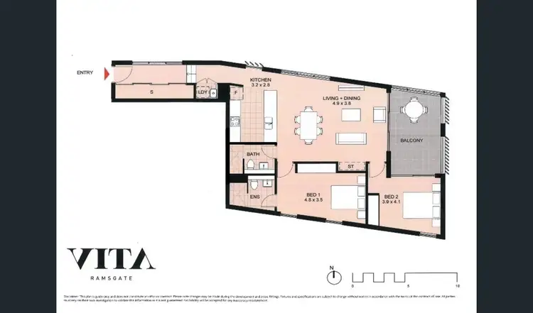 Floorplan of Homely apartment listing, 107/232-234 Rocky Point Road, Ramsgate NSW 2217