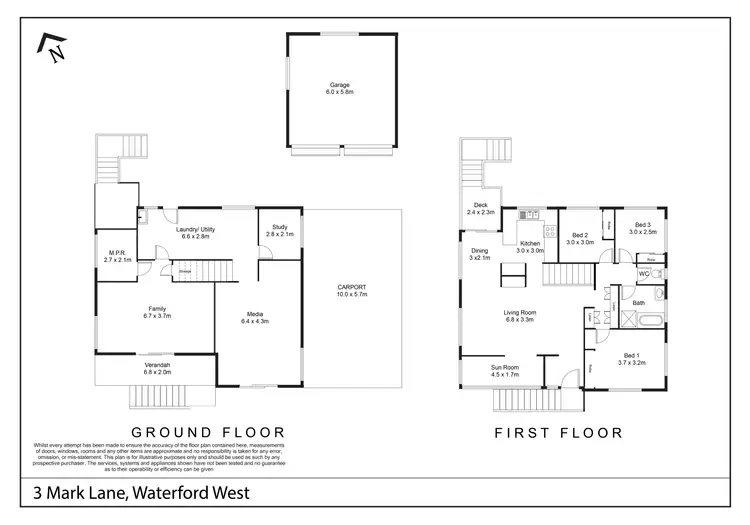 Floorplan of Homely house listing, 3 Mark lane, Waterford West QLD 4133