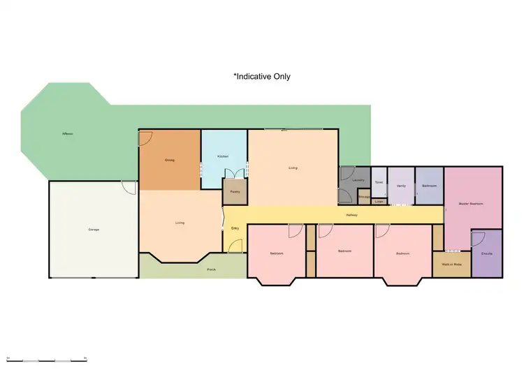 Floorplan of Homely rural property listing, 4 Rosella Drive, Wingham NSW 2429