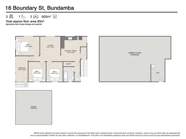 Floorplan of Homely house listing, 16 BOUNDARY STREET, Bundamba QLD 4304