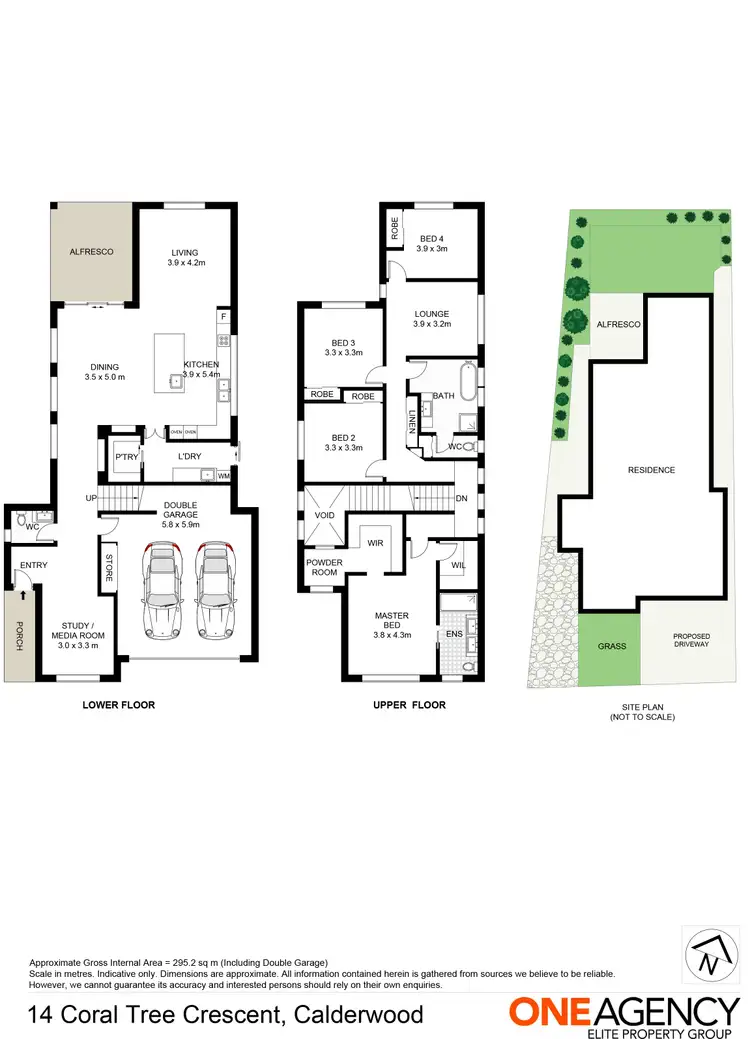 Floorplan of Homely house listing, 14 Coral Tree Crescent, Calderwood NSW 2527