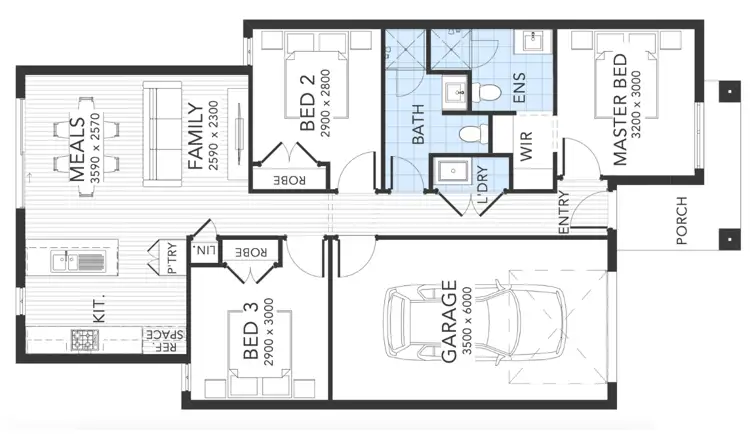 Floorplan of Homely house listing, Address available on request