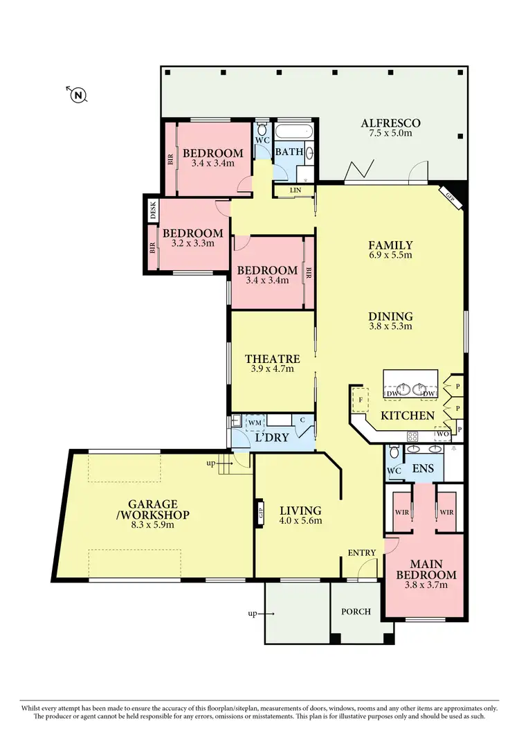 Floorplan of Homely house listing, 59 Kiora Avenue, Doreen VIC 3754
