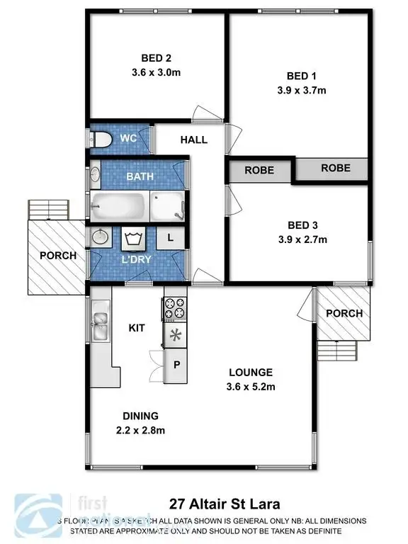 Floorplan of Homely house listing, 27 Altair Avenue, Lara VIC 3212