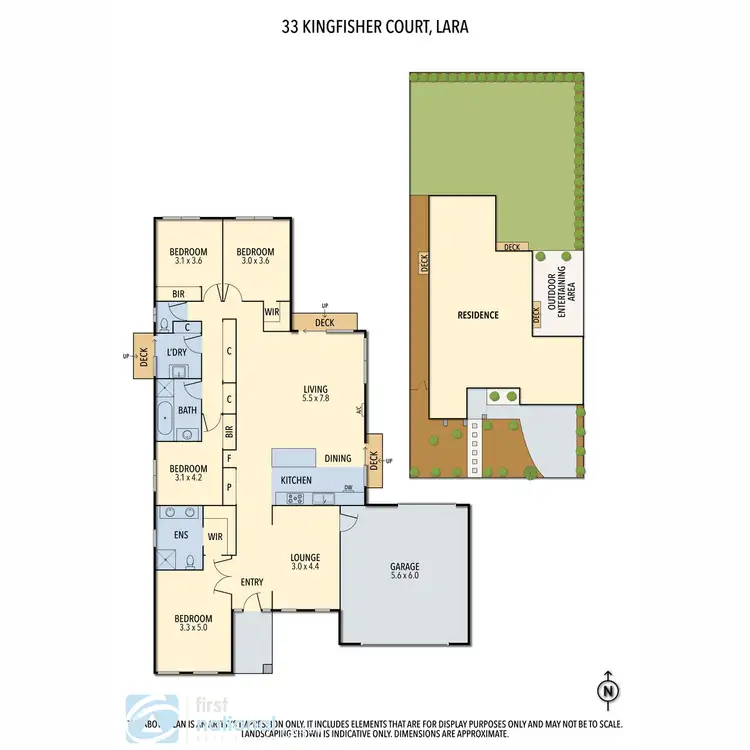 Floorplan of Homely house listing, 33 Kingfisher, Lara VIC 3212