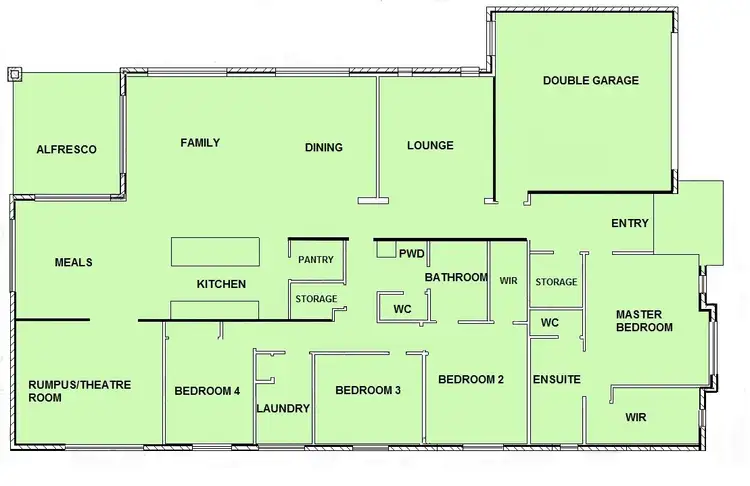 Floorplan of Homely house listing, 24 Melissa Drive, Lara VIC 3212