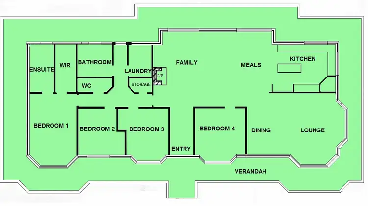 Floorplan of Homely house listing, 60 Mannagum Place, Anakie VIC 3213