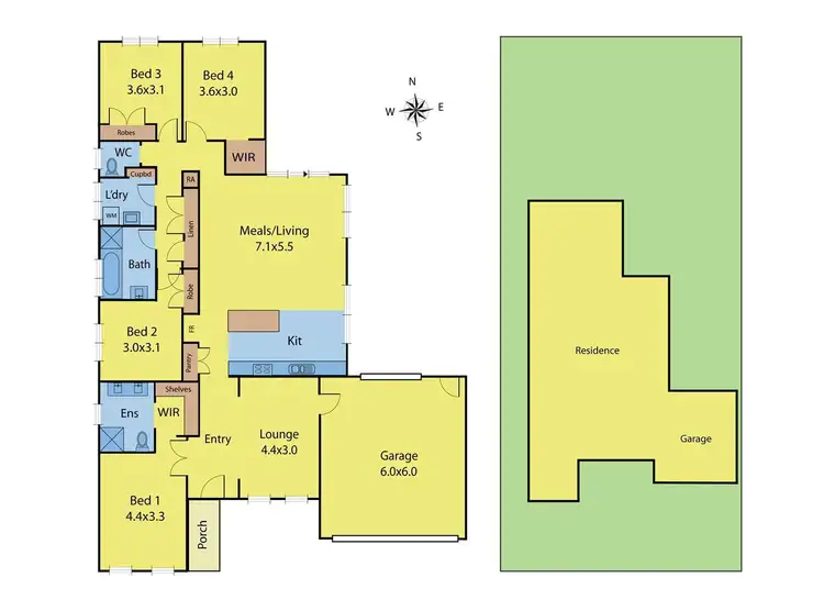 Floorplan of Homely house listing, 33 Kingfisher Court, Lara VIC 3212
