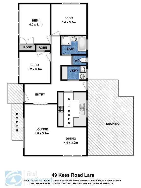 Floorplan of Homely house listing, 49 Kees Road, Lara VIC 3212
