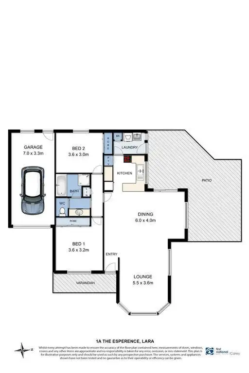 Floorplan of Homely house listing, 1A The Esperence, Lara VIC 3212
