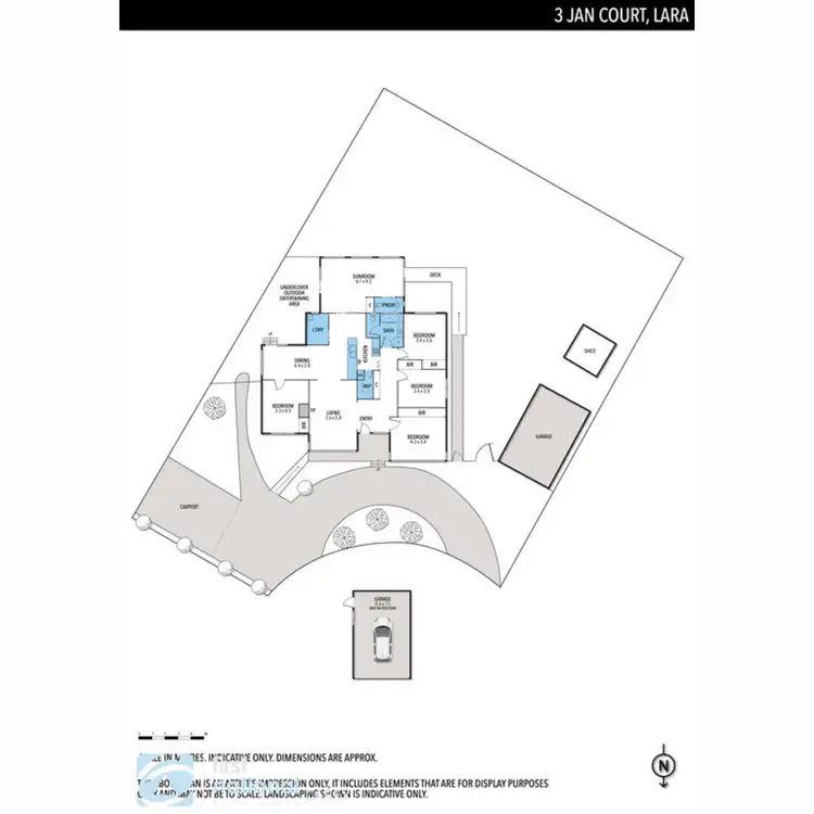Floorplan of Homely house listing, 3 Jan Court, Lara VIC 3212