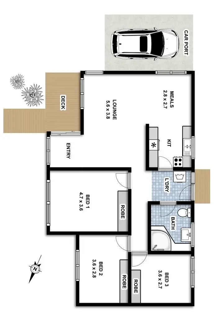 Floorplan of Homely house listing, 2 Teal Street, Lara VIC 3212