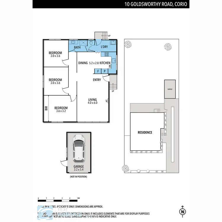 Floorplan of Homely house listing, 10 Goldsworthy Road, Corio VIC 3214