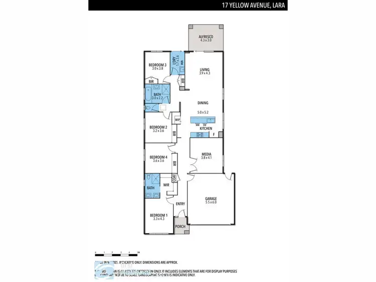 Floorplan of Homely house listing, 17 Yellow Avenue, Lara VIC 3212