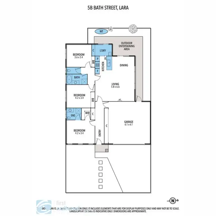 Floorplan of Homely townhouse listing, 5B Bath Street, Lara VIC 3212