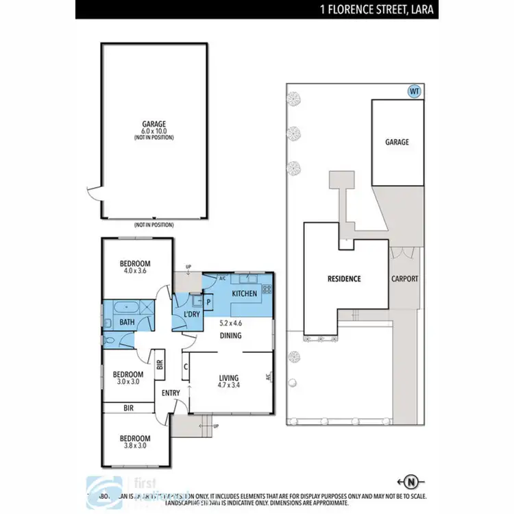 Floorplan of Homely house listing, 1 Florence Street, Lara VIC 3212