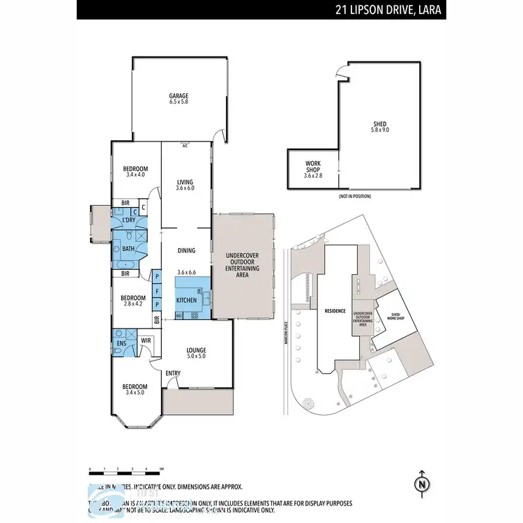 Floorplan of Homely house listing, 19-21 Lipson Drive, Lara VIC 3212