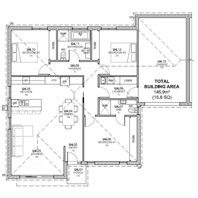 Floorplan of Homely house listing, 4/40 Patullos Road, Lara VIC 3212
