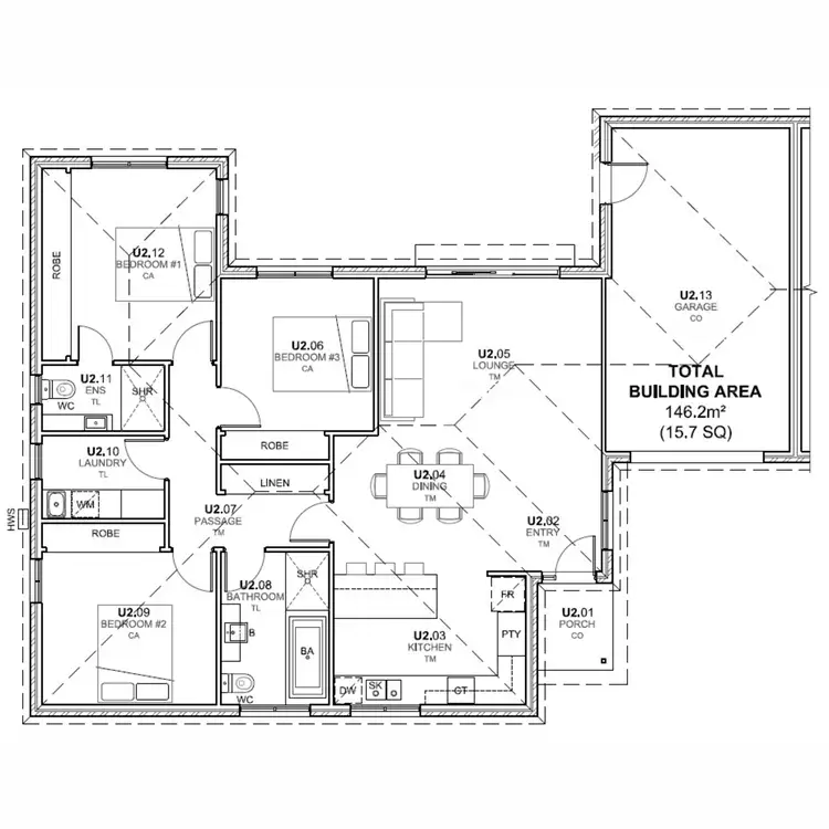 Floorplan of Homely house listing, 2/40 Patullos Road, Lara VIC 3212