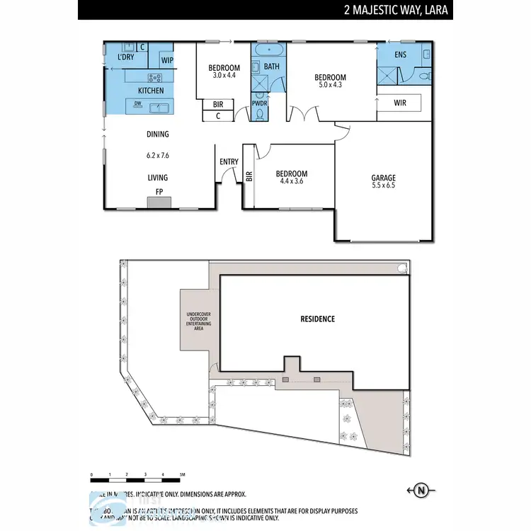 Floorplan of Homely house listing, 2 Majestic Way, Lara VIC 3212