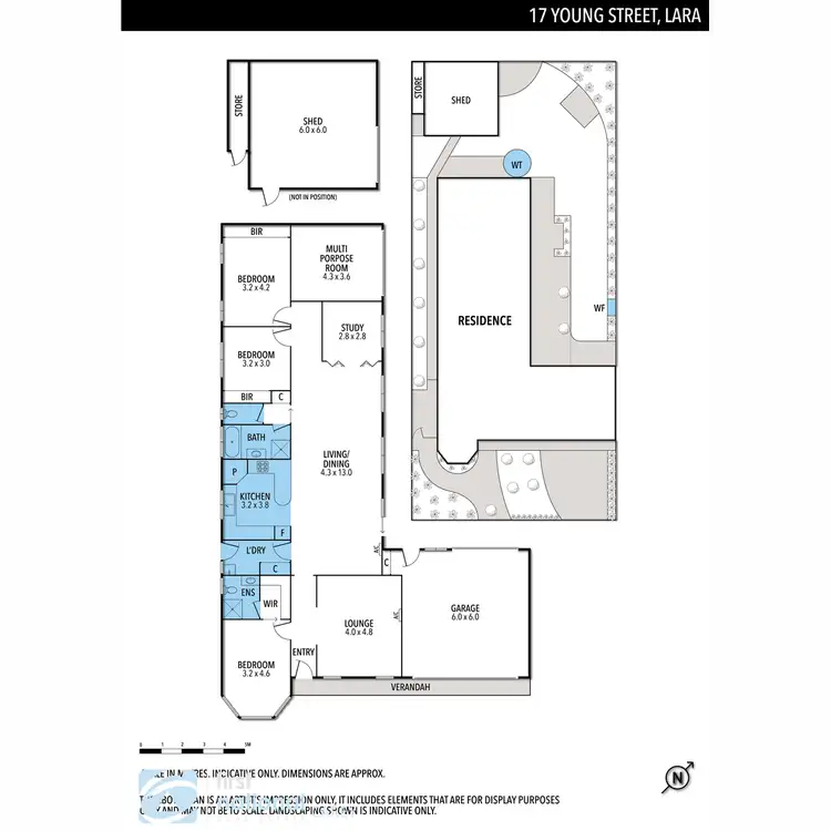 Floorplan of Homely house listing, 17 Young Street, Lara VIC 3212