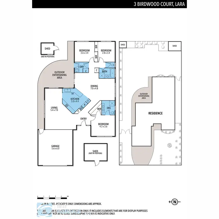 Floorplan of Homely house listing, 3 Birdwood Court, Lara VIC 3212