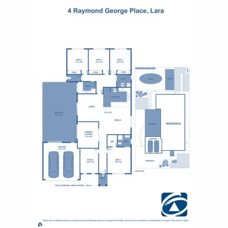 Floorplan of Homely house listing, 4 Raymond George Place, Lara VIC 3212
