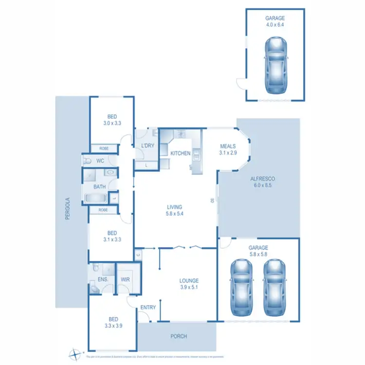 Floorplan of Homely house listing, 10 Honeyeater Court, Lara VIC 3212