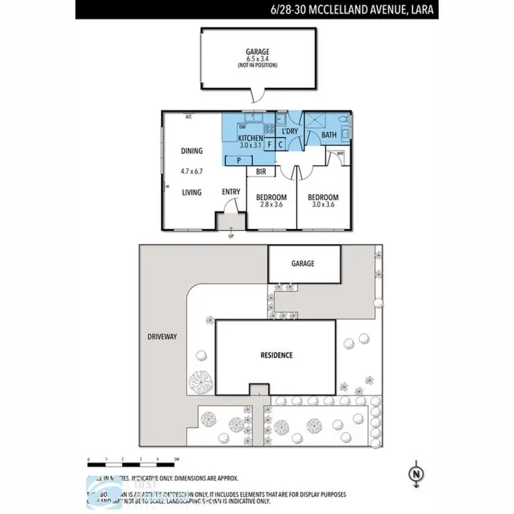 Floorplan of Homely house listing, 6/28-30 McClelland Avenue, Lara VIC 3212
