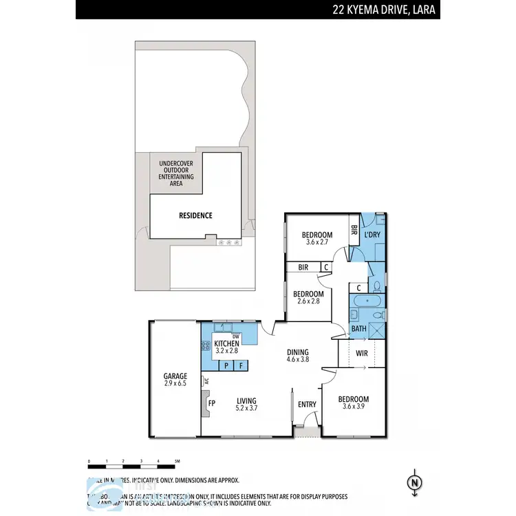 Floorplan of Homely house listing, 22 Kyema Drive, Lara VIC 3212
