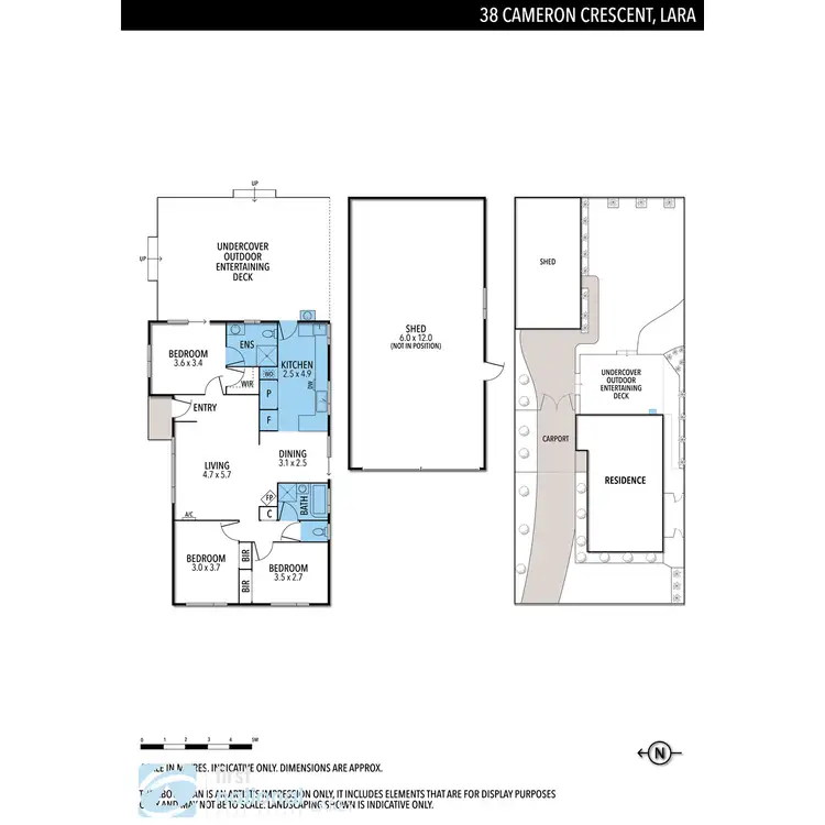 Floorplan of Homely house listing, 38 Cameron Crescent, Lara VIC 3212