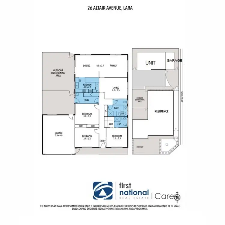 Floorplan of Homely house listing, 26 Altair Avenue, Lara VIC 3212