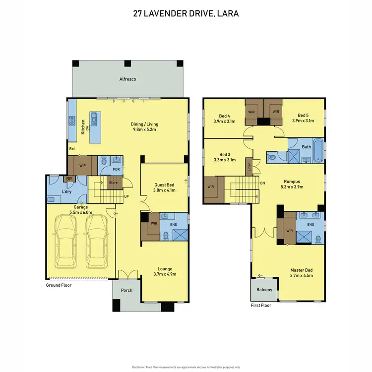 Floorplan of Homely house listing, 27 Lavender Drive, Lara VIC 3212
