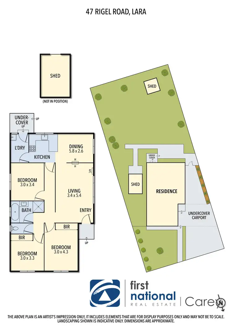 Floorplan of Homely house listing, 47 Rigel Road, Lara VIC 3212