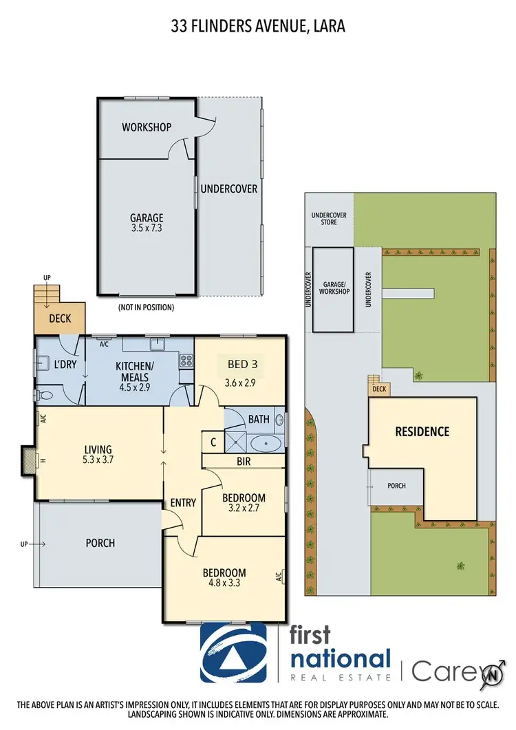 Floorplan of Homely house listing, 33 Flinders Avenue, Lara VIC 3212