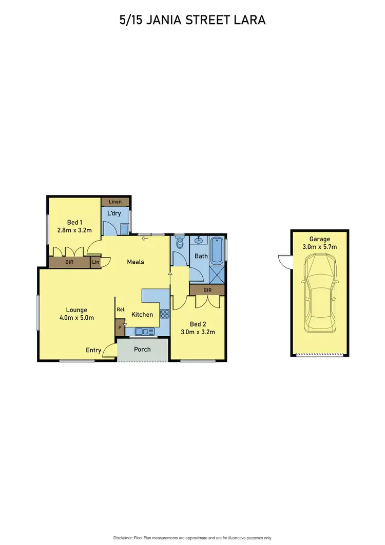 Floorplan of Homely house listing, 5/15 Jania Street, Lara VIC 3212
