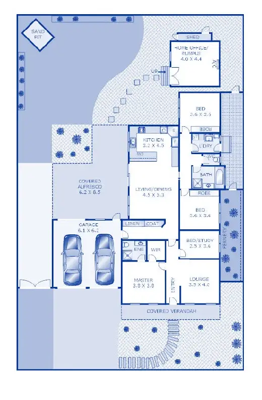 Floorplan of Homely house listing, 5 Evergreen Court, Lara VIC 3212