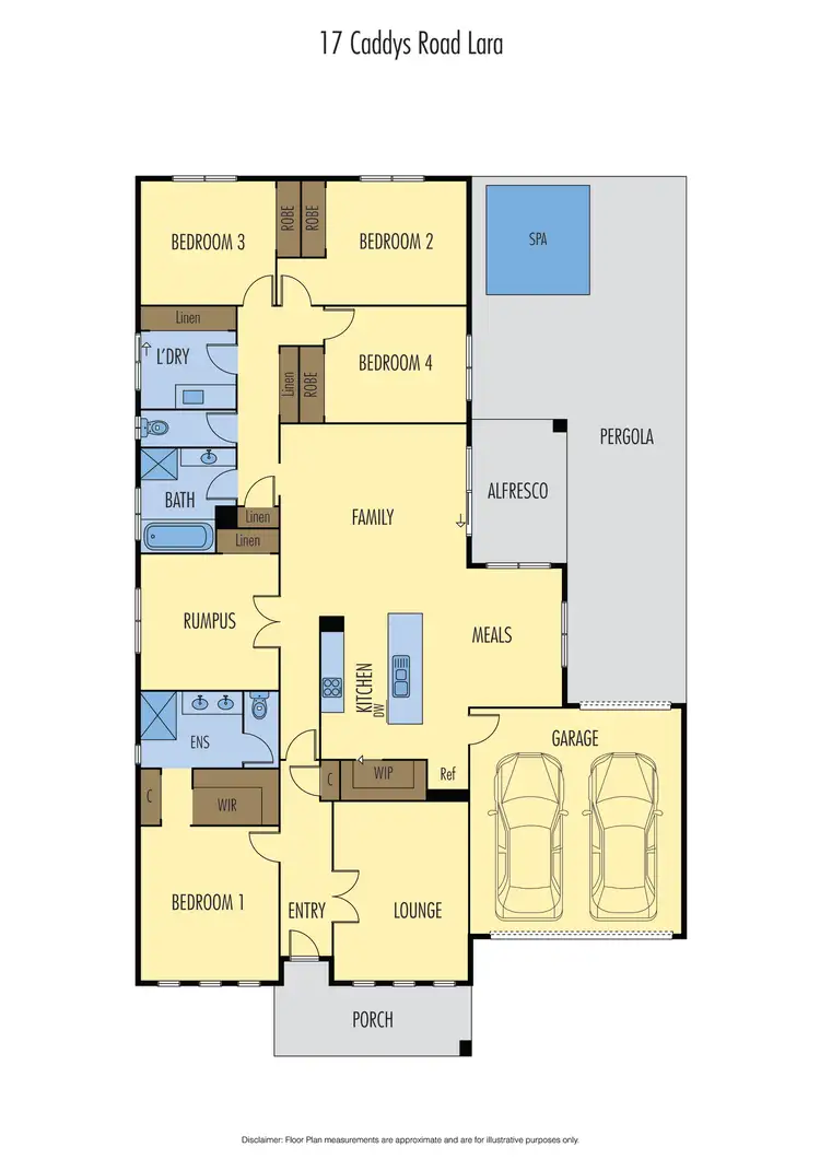 Floorplan of Homely house listing, 17 Caddys Road, Lara VIC 3212