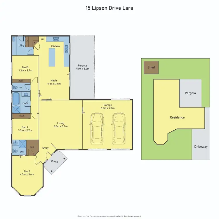 Floorplan of Homely house listing, 15 Lipson Drive, Lara VIC 3212