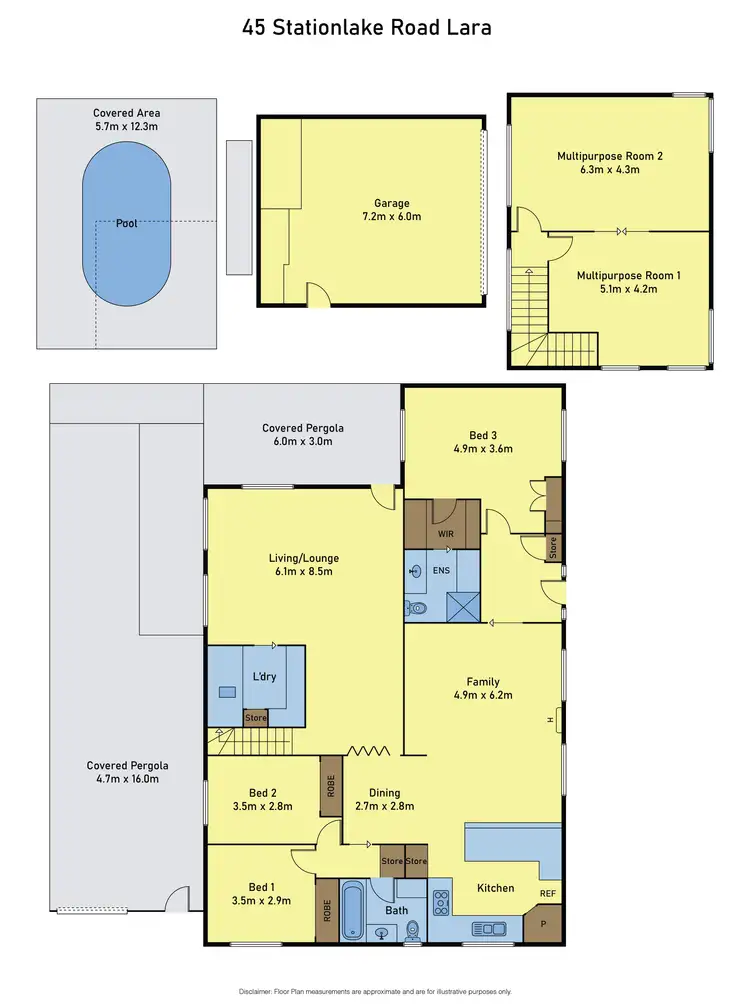 Floorplan of Homely house listing, 45 Stationlake Road, Lara VIC 3212