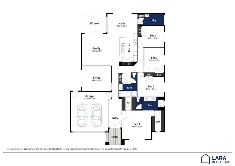 Floorplan of Homely house listing, 62 O'Hallorans Road, Lara VIC 3212