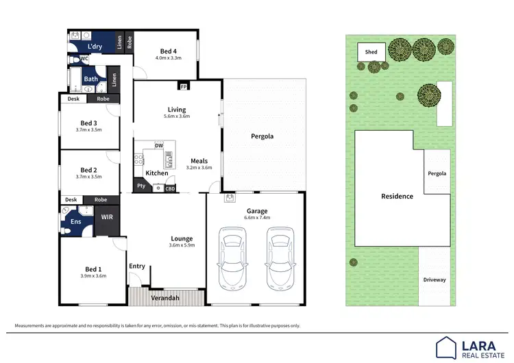 Floorplan of Homely house listing, 3 Young Street, Lara VIC 3212