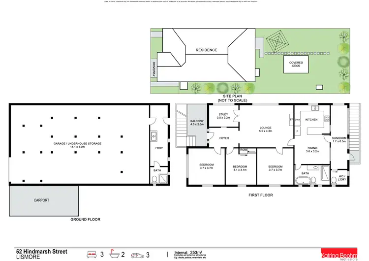 Floorplan of Homely house listing, 52 Hindmarsh Street, Lismore NSW 2480