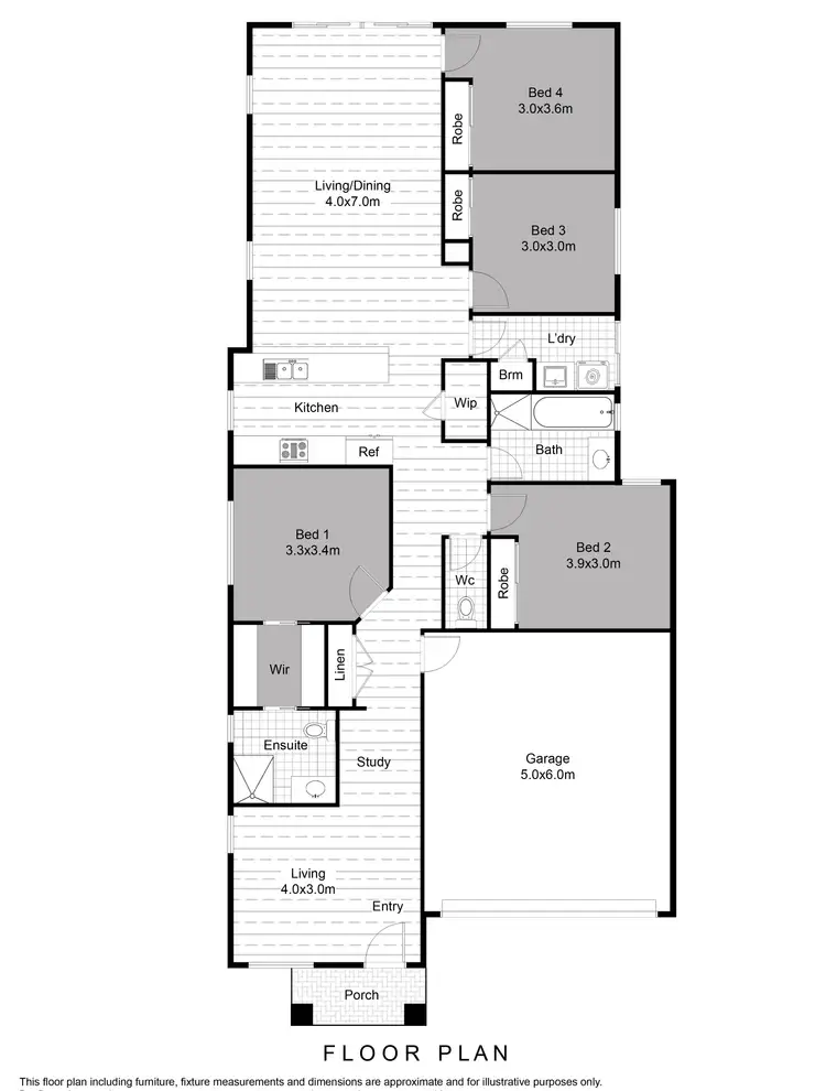Floorplan of Homely house listing, 6 Sumpter Court, Wyndham Vale VIC 3024