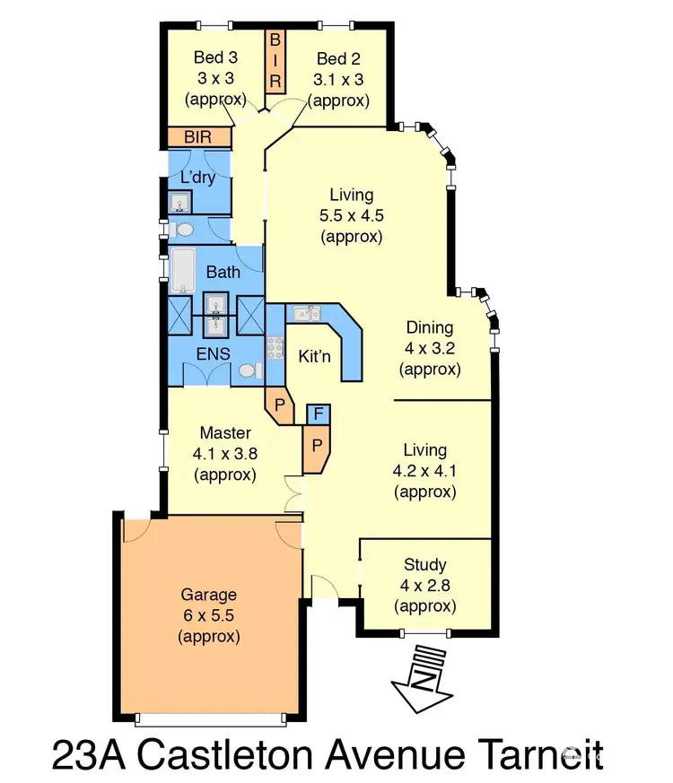 Floorplan of Homely house listing, 23A Castleton Avenue, Tarneit VIC 3029