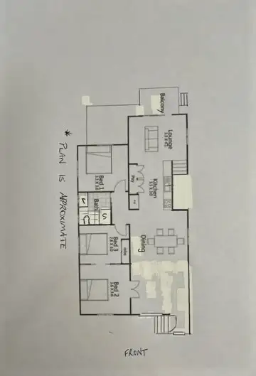 Floorplan of Homely rural property listing, 2756 Boonah Rathdowney Road, Maroon QLD 4310