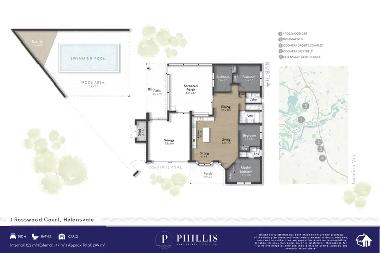 Floorplan of Homely house listing, 1 Rosswood Court, Helensvale QLD 4212