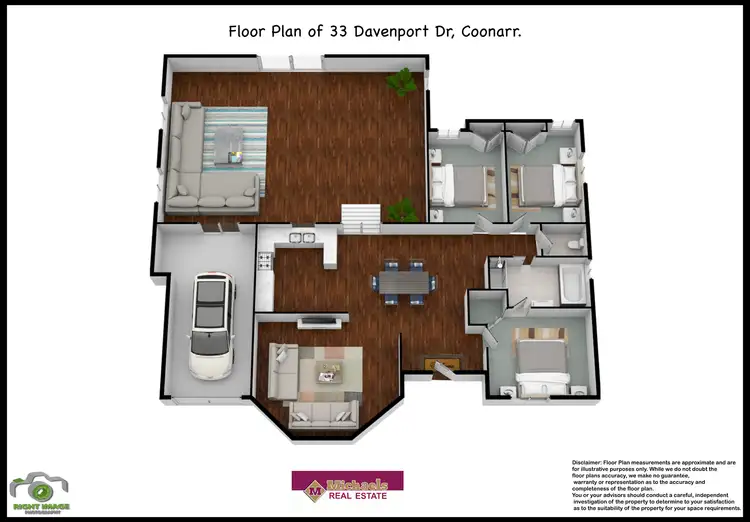 Floorplan of Homely house listing, 33 Davenport Drive, Coonarr QLD 4670