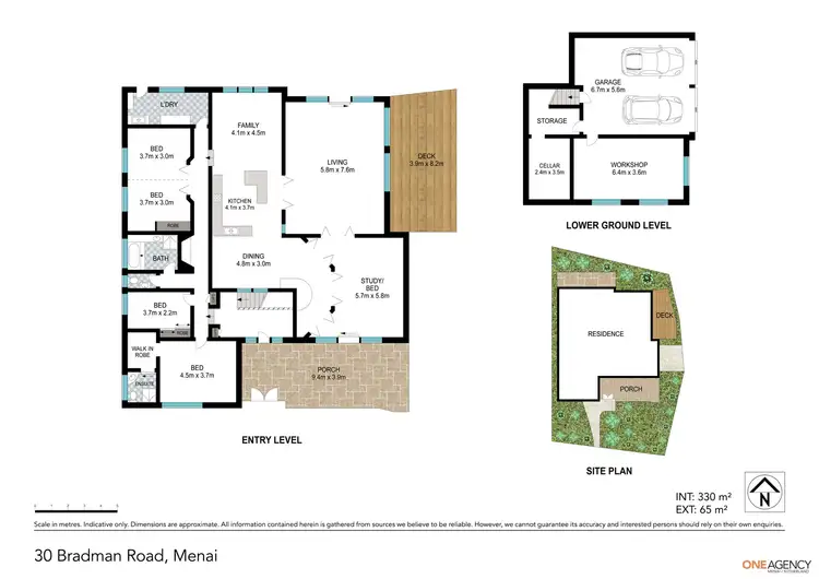Floorplan of Homely house listing, 30 Bradman Road, Menai NSW 2234